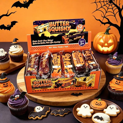 Halloween Butter Squishy Fidget Toys Set