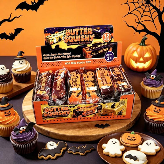 Halloween Butter Squishy Fidget Toys Set