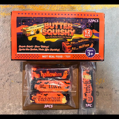 Halloween Butter Squishy Fidget Toys Set