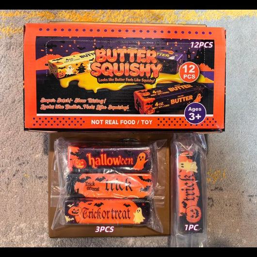 Halloween Butter Squishy Fidget Toys Set