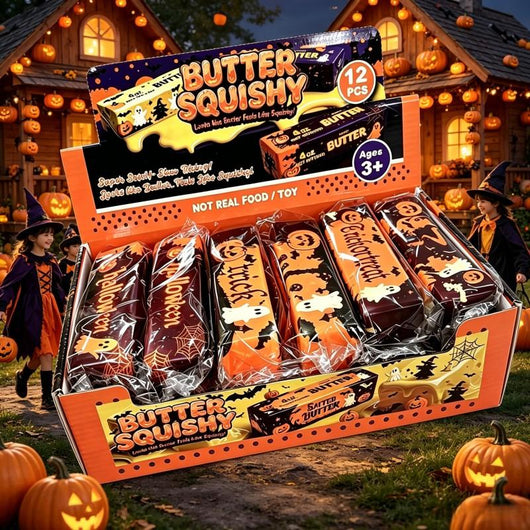 Halloween Butter Squishy Fidget Toys Set